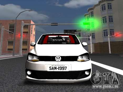 Volkswagen Fox 2P 2012 Com Som für GTA San Andreas