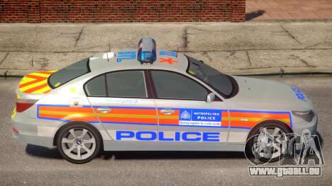 BMW 525D E60 Met Police pour GTA 4