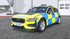 Volvo V60 T6 2018 Police [ELS] [replace] für GTA 5
