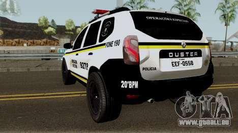 Renault Duster Brasilian Police pour GTA San Andreas