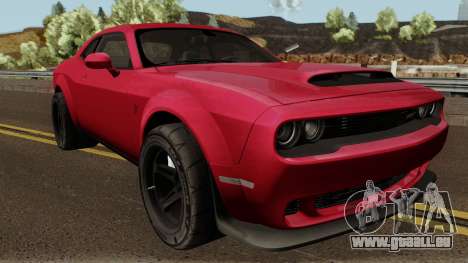 Dodge Challenger SRT Demon 2018 für GTA San Andreas