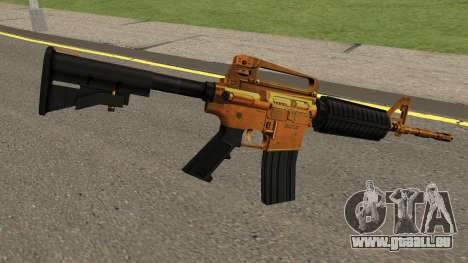 Golden M4A1 für GTA San Andreas