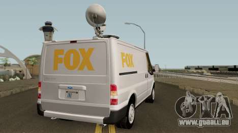 Ford Transit News Car (FOX TV) pour GTA San Andreas