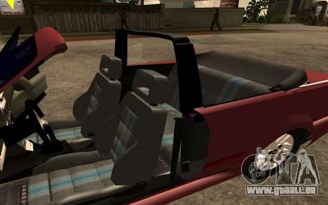 Ford Escort XR3 1992 Cabriolet pour GTA San Andreas