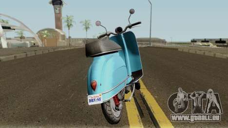 Pegassi Faggio Mod GTA V für GTA San Andreas