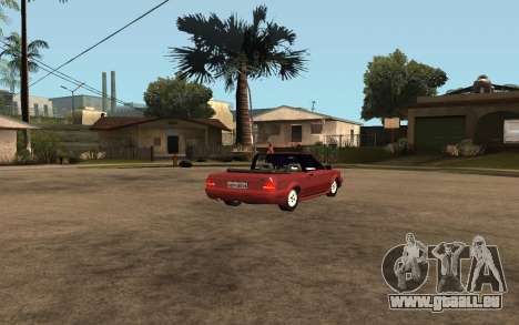 Ford Escort XR3 1992 Cabriolet pour GTA San Andreas