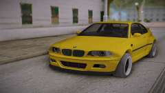 BMW E46 Yellow pour GTA San Andreas