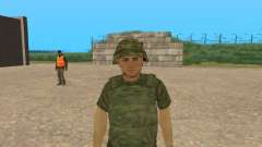 Ein Kämpfer der bewaffneten Kräfte in camouflage-Bild für GTA San Andreas