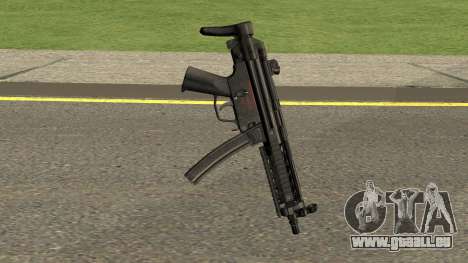 MP5 HQ (With HD Original Icon) pour GTA San Andreas