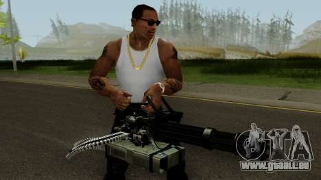 Minigun HQ (With HD Original Icon) für GTA San Andreas