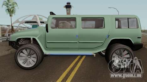Mammoth Patriot Custom v2 GTA V IVF pour GTA San Andreas