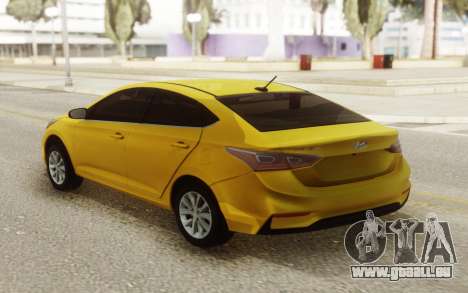 Hyundai Solaris Standard pour GTA San Andreas
