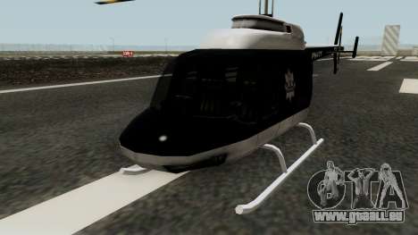 Helikopter Polskiej Policji für GTA San Andreas