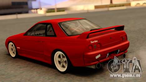 Nissan Skyline GT-R BNR32 TBK Red pour GTA San Andreas