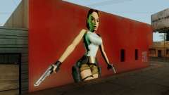 Tomb Raider I Lara Mural Mod pour GTA San Andreas