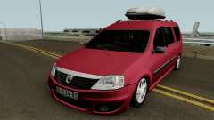 Dacia Logan MCV Facelift 2010 pour GTA San Andreas