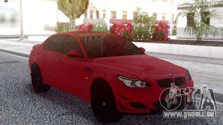 BMW M5 E60 Red Sedan für GTA San Andreas