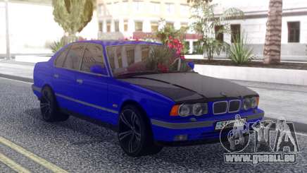 BMW M5 E34 Blue pour GTA San Andreas
