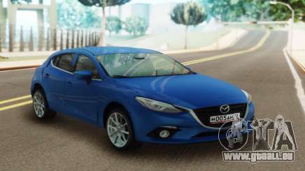 Mazda 3 Blue für GTA San Andreas