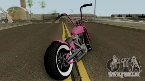 Western Motorcycle Zombie Bobber GTA V für GTA San Andreas