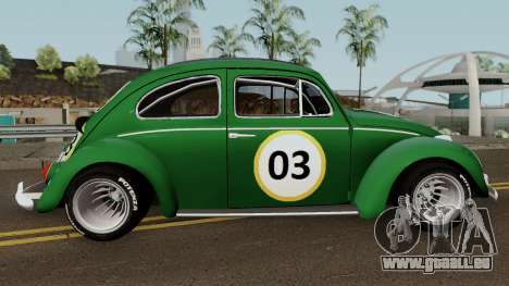 Volkswagen Beetle Ragtop Sedan 1963 pour GTA San Andreas