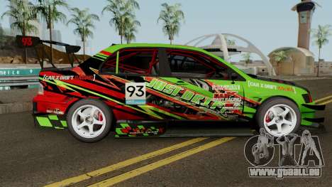 Mitsubishi Lancer Evolution IX OZ Drift V2 2006 für GTA San Andreas