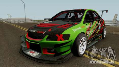 Mitsubishi Lancer Evolution IX OZ Drift V2 2006 für GTA San Andreas