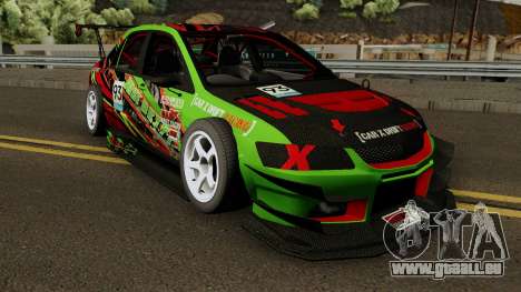 Mitsubishi Lancer Evolution IX OZ Drift V2 2006 für GTA San Andreas