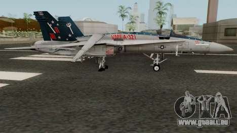 FA-18C Hornet VMFA-321 MG-00 pour GTA San Andreas