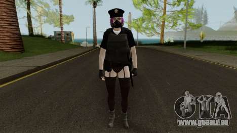 GTA Online Fem Police With Normal Map für GTA San Andreas