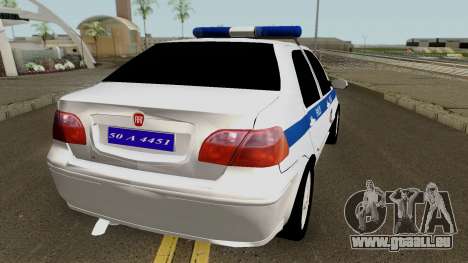 Fiat Albea Turkish Police UnBug für GTA San Andreas