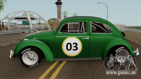 Volkswagen Beetle Ragtop Sedan 1963 pour GTA San Andreas