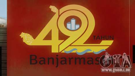 492 Anniversary Of Banjarmasin City Wall pour GTA San Andreas