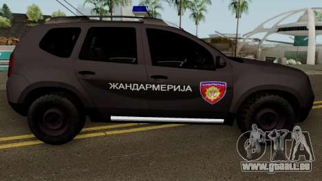Dacia Duster Zandarmerija pour GTA San Andreas