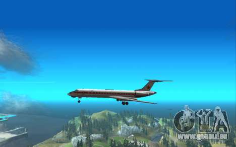 Die Legendären Tu-134 für GTA San Andreas