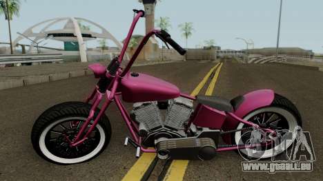 Western Motorcycle Zombie Bobber GTA V für GTA San Andreas