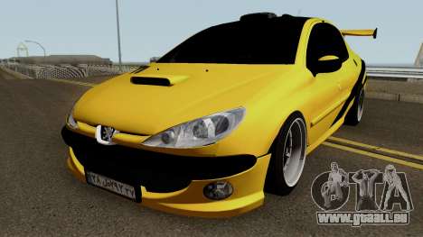 Peugeot 206 Sandogdar Full Sport Iran pour GTA San Andreas