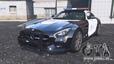 Mercedes-AMG GT coupe (C190) 2016 Police pour GTA 5