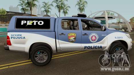 Toyota Hilux 2015 PETO CIPM POJUCA pour GTA San Andreas