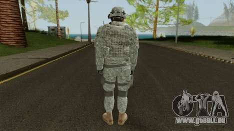 US Army ACU Skin (Gasmask) pour GTA San Andreas