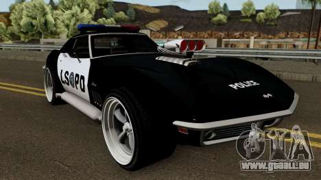 Chevrolet Corvette C3 Stingray Police LSPD pour GTA San Andreas