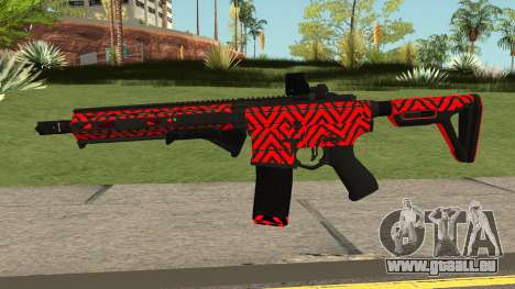 New Assault Rifle (Red) pour GTA San Andreas
