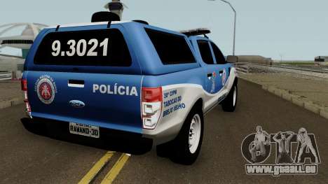 Ford Ranger 2014 CIPM Tabocas Do Brejo Velho pour GTA San Andreas