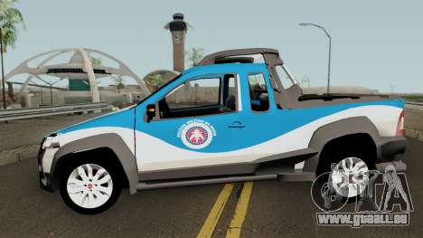 Fiat Strada Locker 2013 PMBA für GTA San Andreas