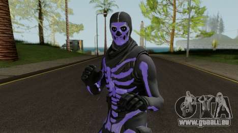 Purple Skull Trooper Style Fortnite für GTA San Andreas