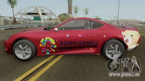 Dinka Jester Classic 18th Asian Games für GTA San Andreas