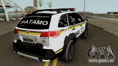 Fiat Palio Weekend Brazilian Police (Patamo) pour GTA San Andreas