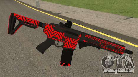New Assault Rifle (Red) für GTA San Andreas