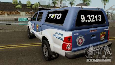 Toyota Hilux 2015 PETO CIPM POJUCA für GTA San Andreas