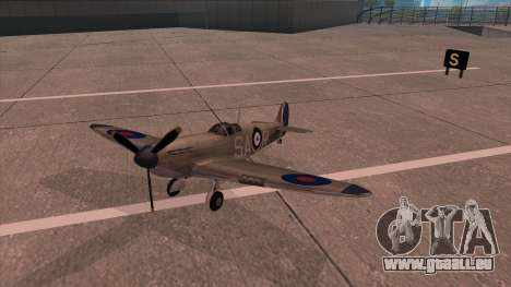 Rustler - Spitfire MK1 pour GTA San Andreas